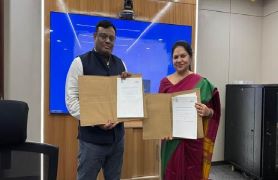 An MoU signed to enable multilingual pension services through BHASHINI Platform